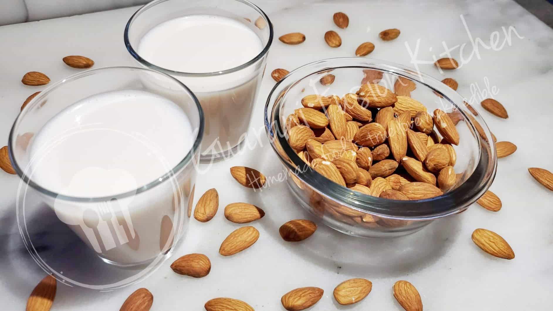 How To Make Homemade Almond Milk : Easy And Qucik